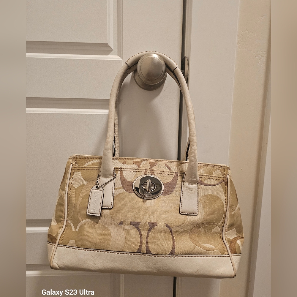 Coach shoulder purse#11820